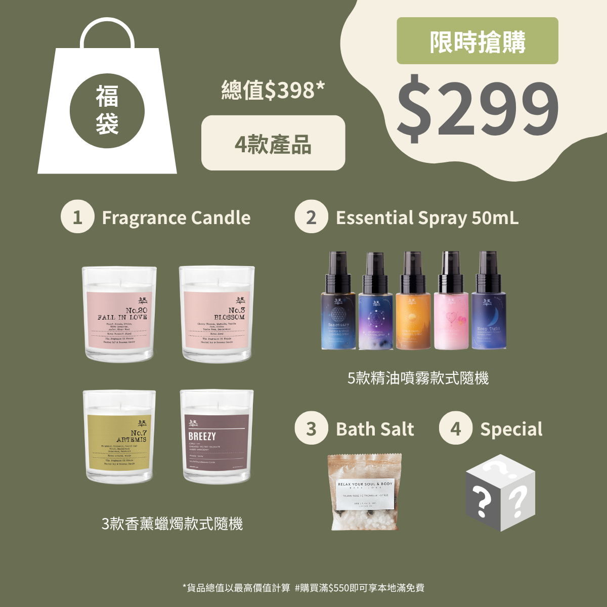 香氛驚喜福袋