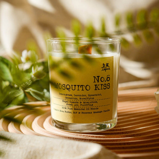 No.5 Mosquito Kiss | 蚊の吻 - 天然精油大豆蠟燭 | 泰式草本香
