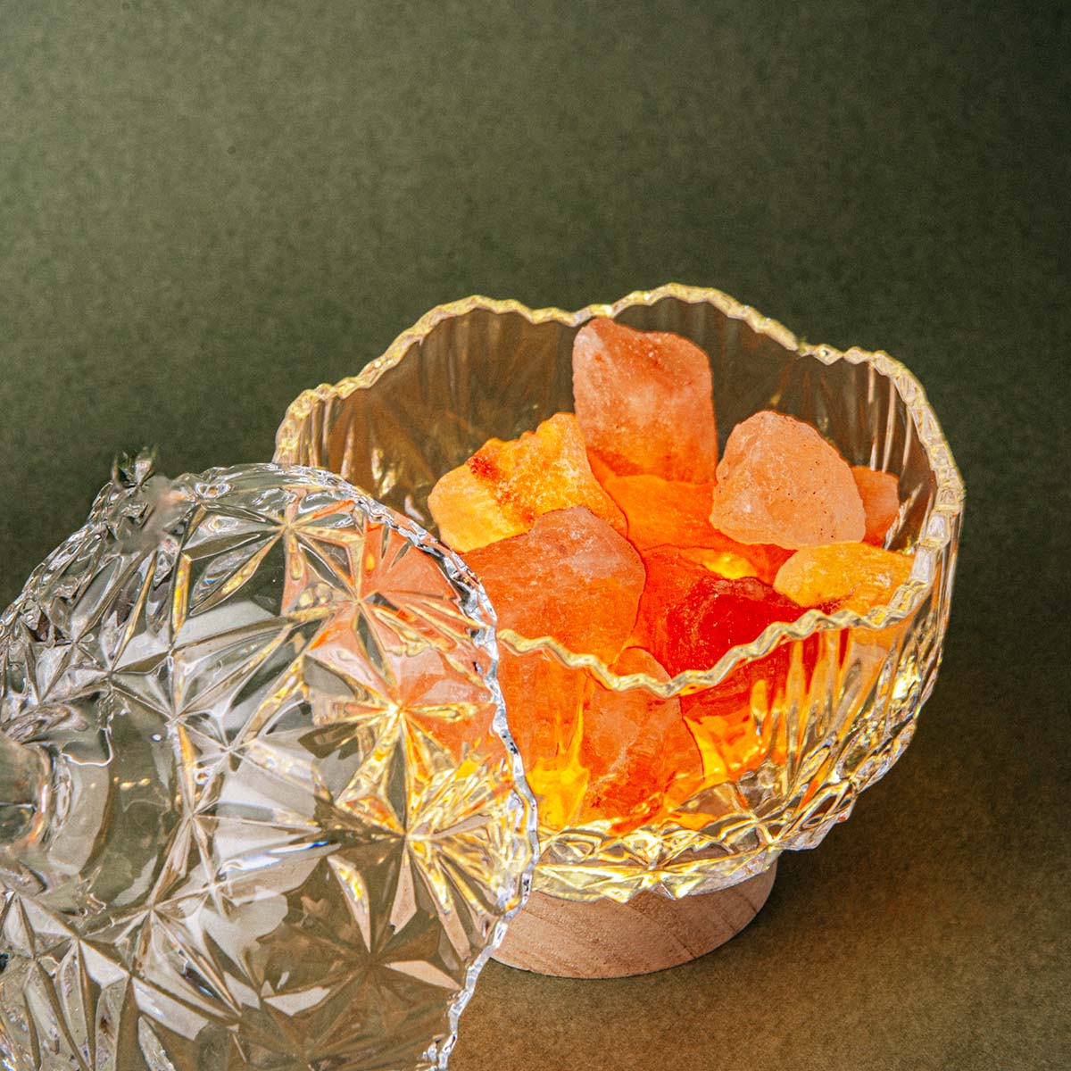 岩鹽擴香燈座精油套裝 | 舒緩壓力及焦慮 | 改善睡眠質素及放鬆心情