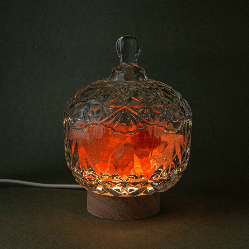 岩鹽擴香燈座精油套裝 | 舒緩壓力及焦慮 | 改善睡眠質素及放鬆心情