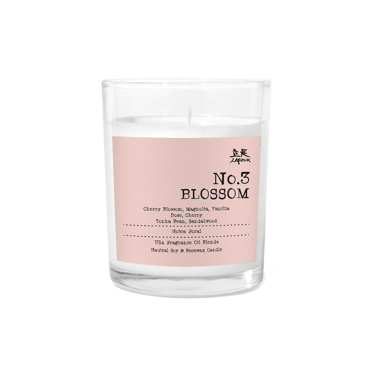 No.3 Blossom | (櫻花香) 賞心悅目 - 天然大豆香氛蠟燭