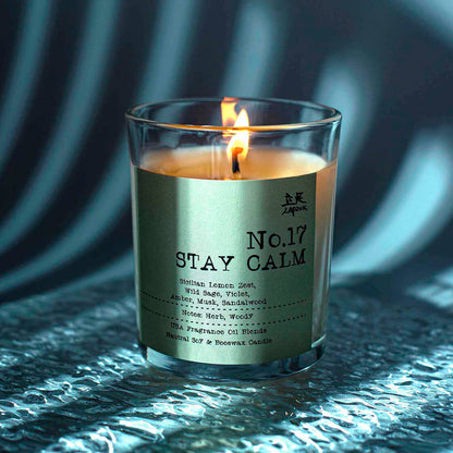 [50%OFF盤點清貨] No.17 Stay Calm | 平靜心靈 - 天然大豆香氛蠟燭 | 木香