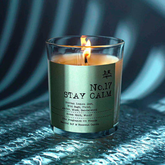 [50%OFF盤點清貨] No.17 Stay Calm | 平靜心靈 - 天然大豆香氛蠟燭 | 木香