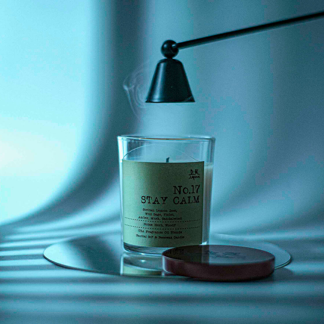 [50%OFF盤點清貨] No.17 Stay Calm | 平靜心靈 - 天然大豆香氛蠟燭 | 木香